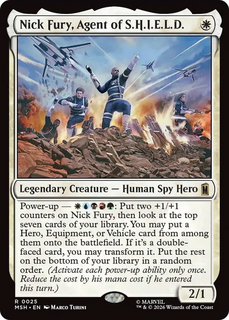 Nick Fury, Agent of S.H.I.E.L.D. [Marvel Super Heroes] Foil