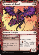 Stormshriek Feral (Showcase) [Tarkir: Dragonstorm] Foil