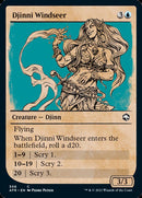 Djinni Windseer (Showcase) [Dungeons & Dragons: Adventures in the Forgotten Realms] Foil