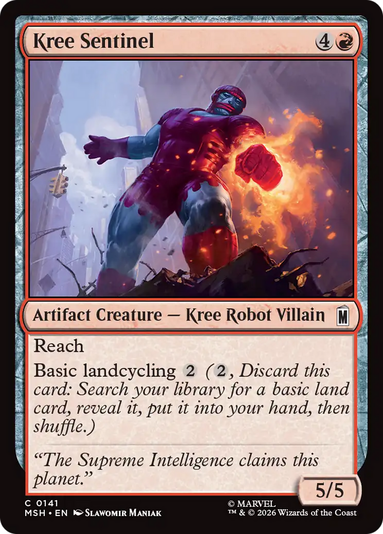 Kree Sentinel [Marvel Super Heroes] Foil