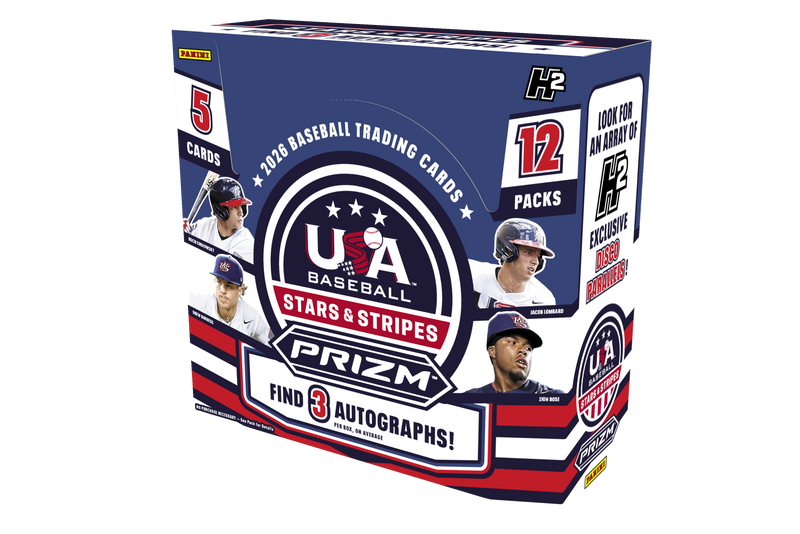 2026 Panini Prizm Baseball Stars & Stripes H2 Hobby Box