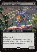 Iridescent Vinelasher (Extended Art) [Bloomburrow] Foil