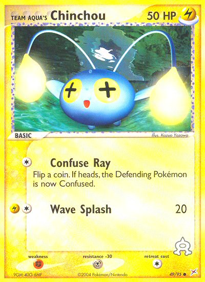 Team Aqua's Chinchou (49/95) [EX: Team Magma vs Team Aqua] Reverse Holofoil