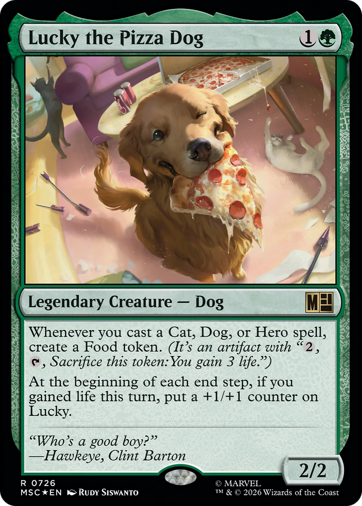 Lucky the Pizza Dog [Marvel Super Heroes Commander] Foil