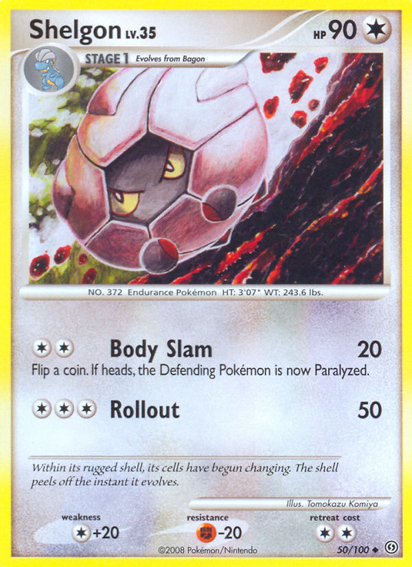 Shelgon (50/100) [Diamond & Pearl: Stormfront] Reverse Holofoil