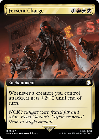 Fervent Charge (Extended Art) [Fallout] Foil