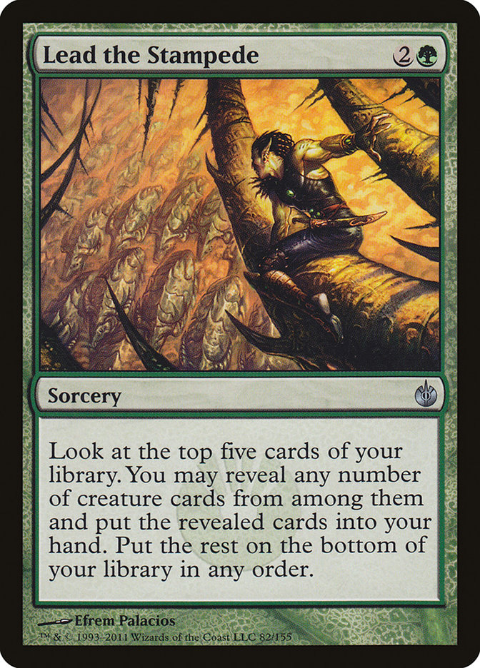 Lead the Stampede [Mirrodin Besieged] Foil