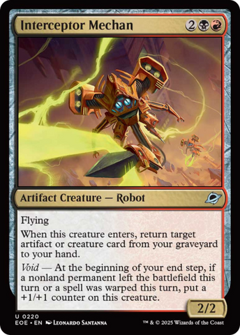 Interceptor Mechan [Edge of Eternities] Foil