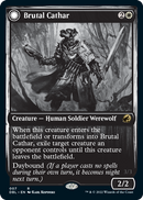 Brutal Cathar // Moonrage Brute [Innistrad: Double Feature] Foil