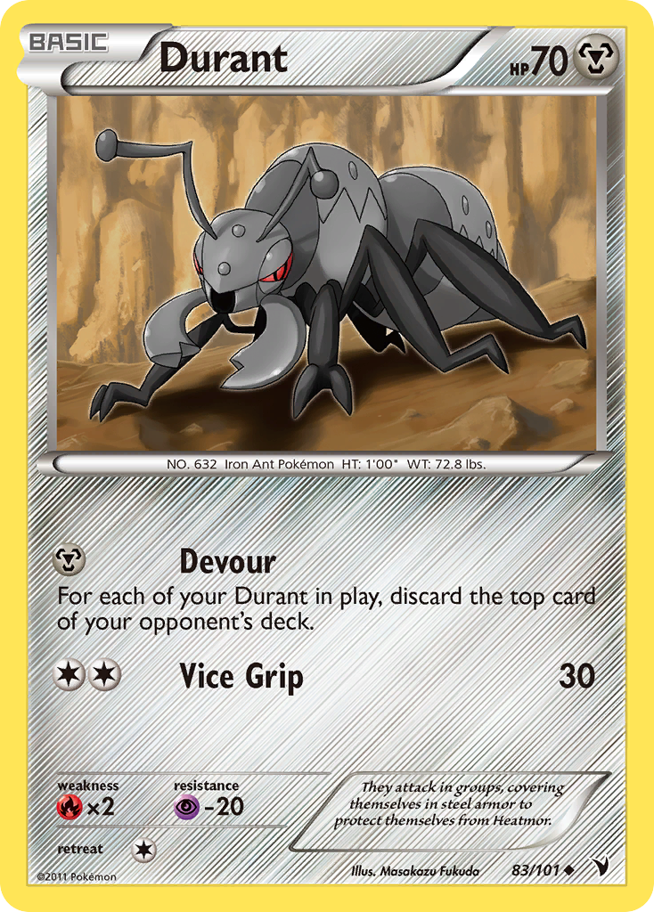 Durant (83/101) [Black & White: Noble Victories] Reverse Holofoil
