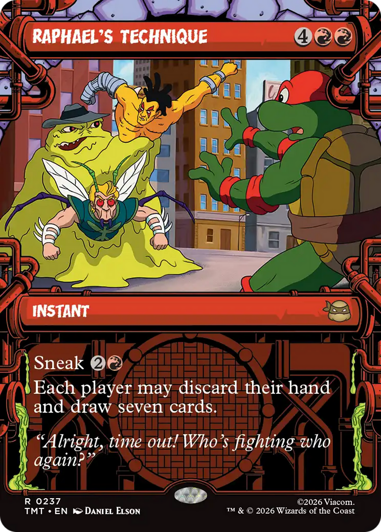 Raphael's Technique (Showcase) [Teenage Mutant Ninja Turtles] Foil
