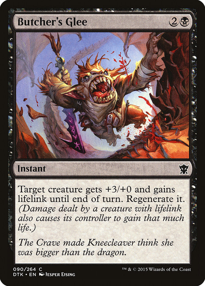 Butcher's Glee [Dragons of Tarkir] Foil