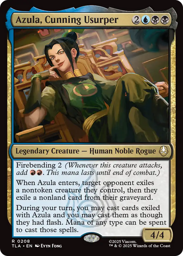Azula, Cunning Usurper [Avatar: The Last Airbender] Foil