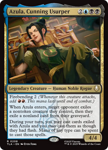 Azula, Cunning Usurper [Avatar: The Last Airbender] Foil