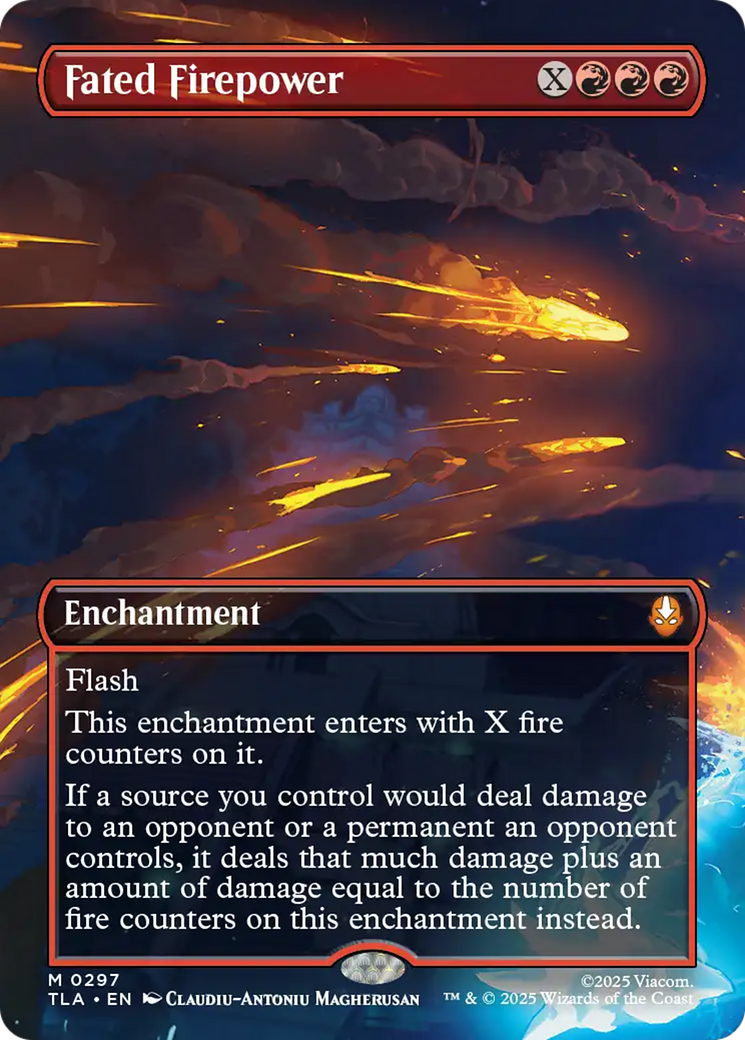 Fated Firepower (Borderless) [Avatar: The Last Airbender] Foil