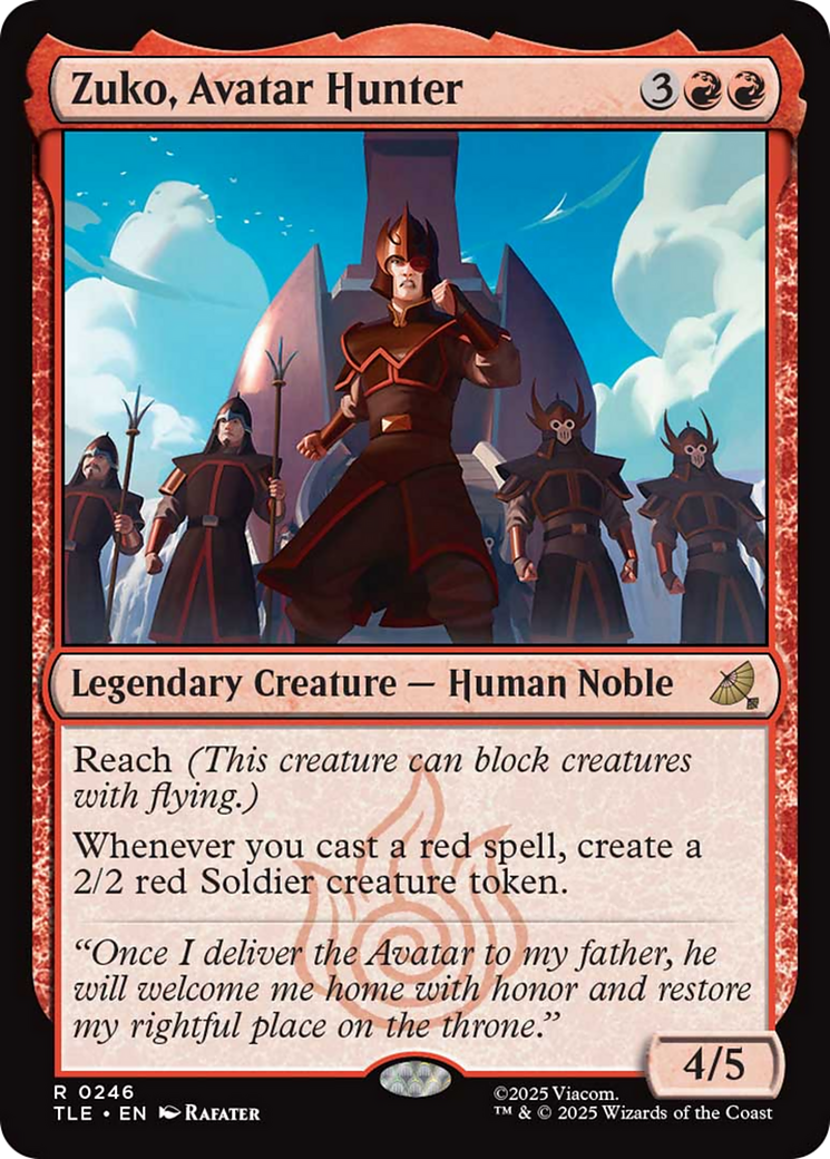 Zuko, Avatar Hunter [Avatar: The Last Airbender: Eternal-Legal] Foil