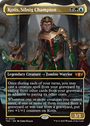 Kotis, Sibsig Champion (Borderless) [Tarkir: Dragonstorm Commander] Foil