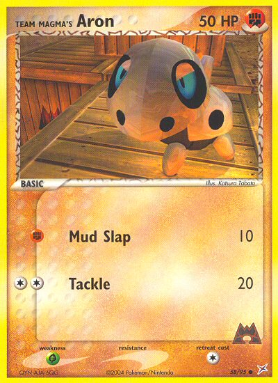 Team Magma's Aron (58/95) [EX: Team Magma vs Team Aqua] Reverse Holofoil