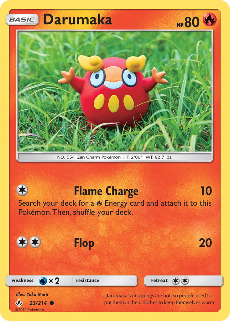 Darumaka (23/214) [Sun & Moon: Unbroken Bonds] Reverse Holofoil