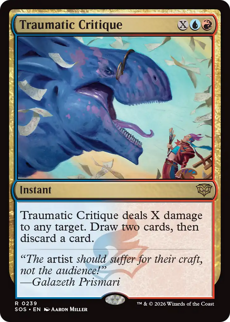 Traumatic Critique [Secrets of Strixhaven] Foil