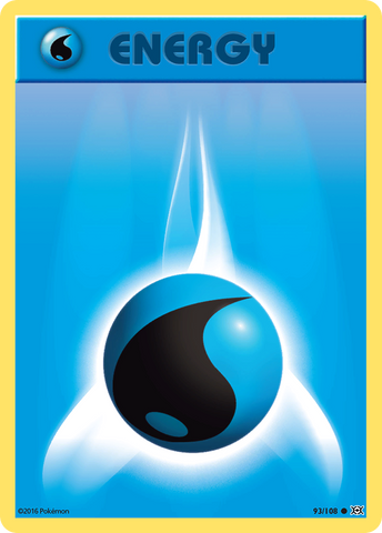 Water Energy (93/108) [XY: Evolutions] Reverse Holofoil