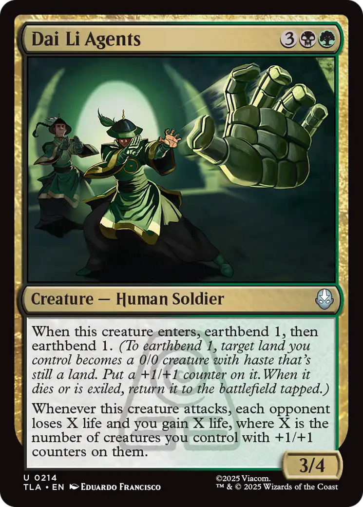 Dai Li Agents [Avatar: The Last Airbender] Foil