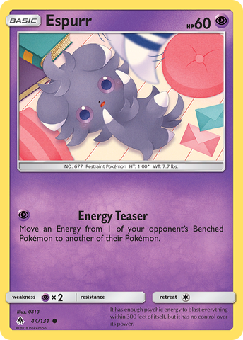 Espurr (44/131) [Sun & Moon: Forbidden Light] Reverse Holofoil