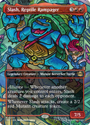 Slash, Reptile Rampager (Borderless) [Teenage Mutant Ninja Turtles] Foil