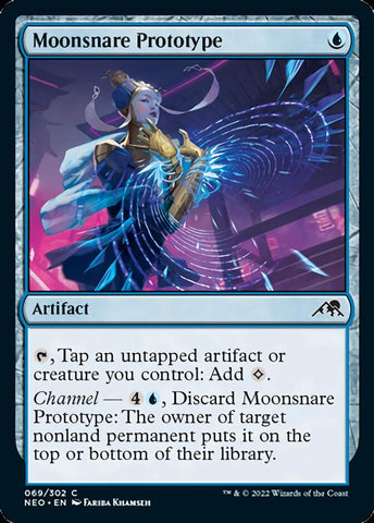 Moonsnare Prototype [Kamigawa: Neon Dynasty] Foil