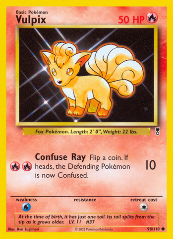 Vulpix (98/110) [Legendary Collection] Reverse Holofoil