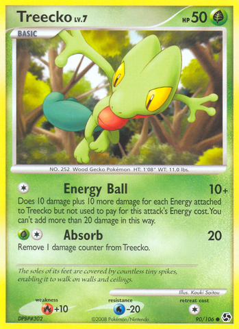 Treecko (90/106) [Diamond & Pearl: Great Encounters] Reverse Holofoil