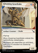 Gleaming Geardrake (Showcase) [Murders at Karlov Manor] Foil