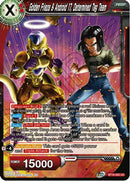 Golden Frieza & Android 17, Determined Tag Team (BT16-003) [Realm of the Gods] Parallel Foil