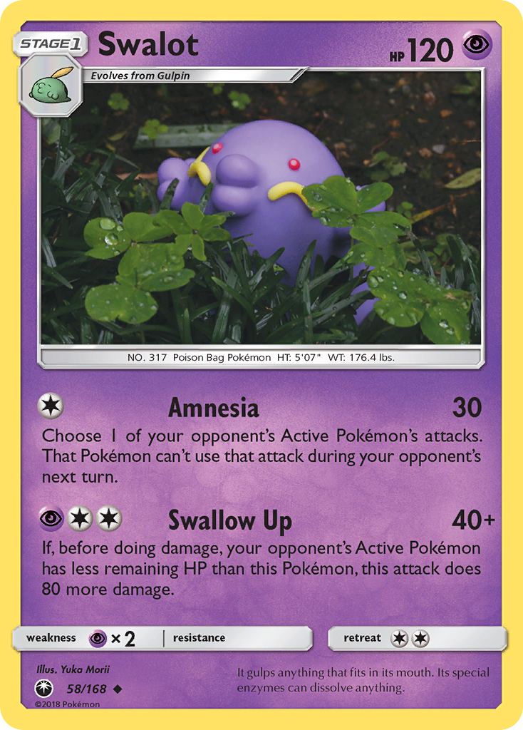 Swalot (58/168) [Sun & Moon: Celestial Storm] Reverse Holofoil