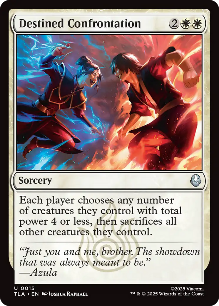 Destined Confrontation [Avatar: The Last Airbender] Foil