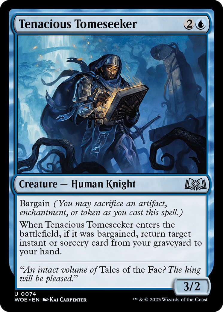 Tenacious Tomeseeker [Wilds of Eldraine] Foil