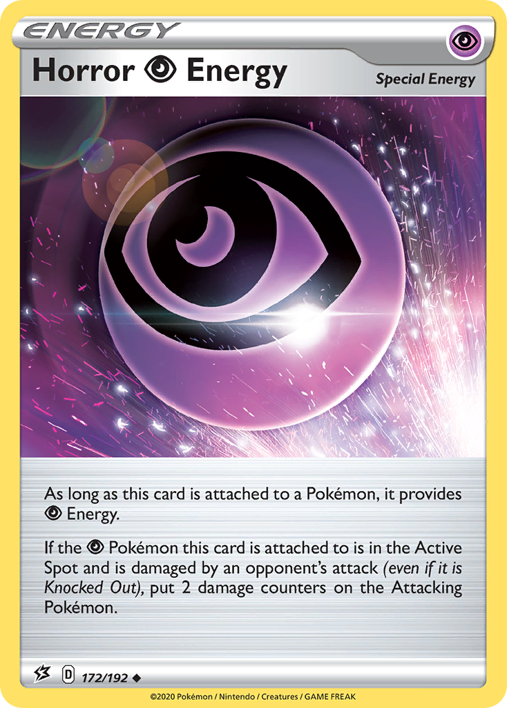 Horror Psychic Energy (172/192) [Sword & Shield: Rebel Clash] Reverse Holofoil