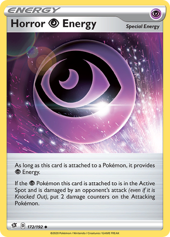 Horror Psychic Energy (172/192) [Sword & Shield: Rebel Clash] Reverse Holofoil