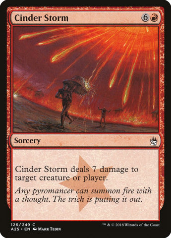 Cinder Storm [Masters 25] Foil