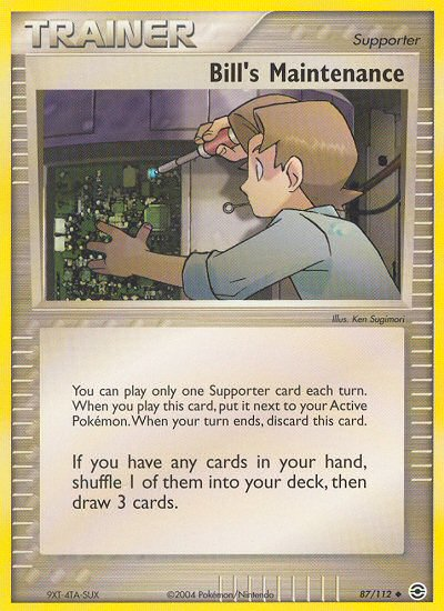 Bill's Maintenance (87/112) [EX: FireRed & LeafGreen] Reverse Holofoil