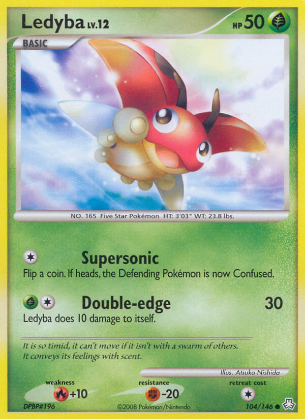 Ledyba (104/146) [Diamond & Pearl: Legends Awakened] Reverse Holofoil