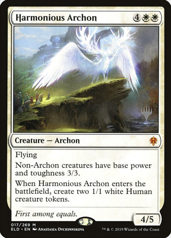 Harmonious Archon (Promo Pack) [Throne of Eldraine Promos] Foil