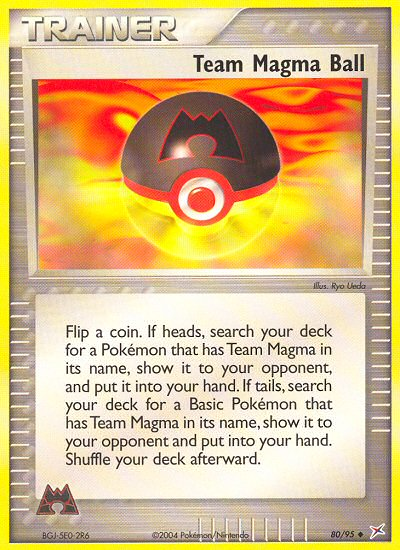 Team Magma Ball (80/95) [EX: Team Magma vs Team Aqua] Reverse Holofoil