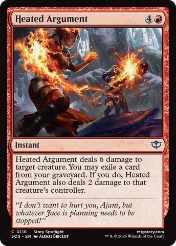 Heated Argument [Secrets of Strixhaven] Foil