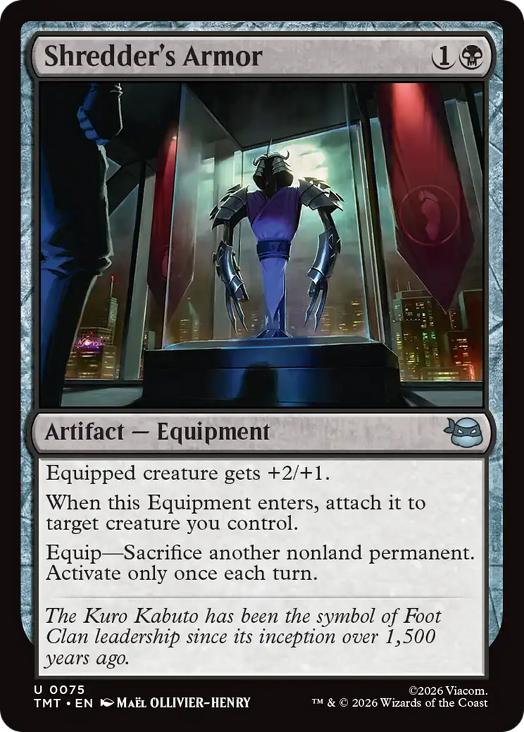 Shredder's Armor [Teenage Mutant Ninja Turtles] Foil