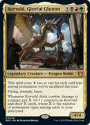 Korvold, Gleeful Glutton [Wilds of Eldraine Commander] Foil