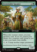 Formidable Speaker (Extended Art) [Lorwyn Eclipsed] Foil