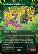 Lumbering Worldwagon (Borderless) [Aetherdrift] Foil