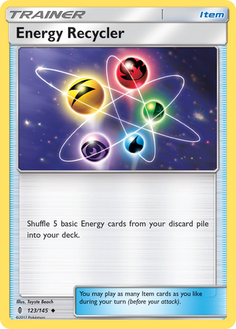 Energy Recycler (123/145) [Sun & Moon: Guardians Rising] Reverse Holofoil