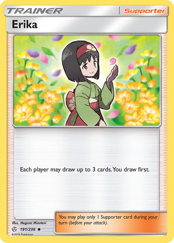 Erika (191/236) [Sun & Moon: Cosmic Eclipse] Reverse Holofoil